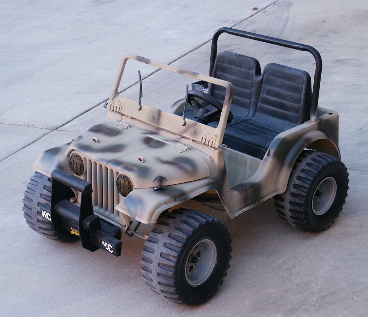 power wheels army jeep