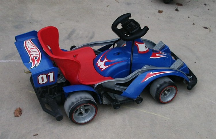 hot wheels go kart electric