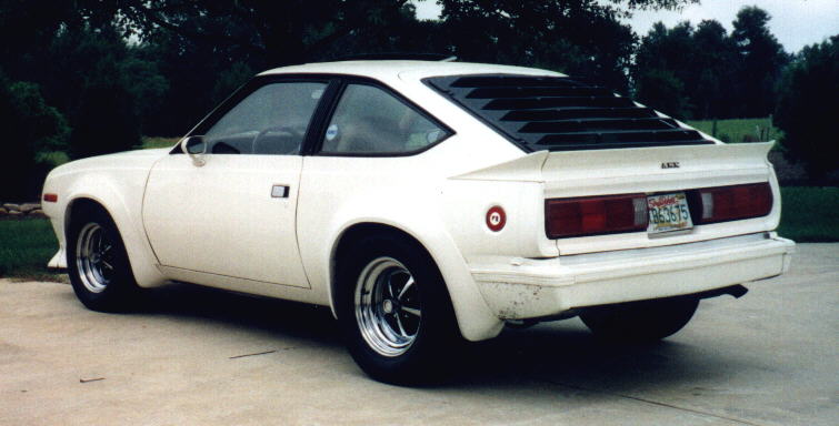 Plans are for a Eagle front bumper and '70 AMX hood scoop